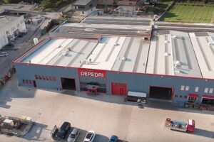 Veduta aerea dello stabilimento industriale Depedri